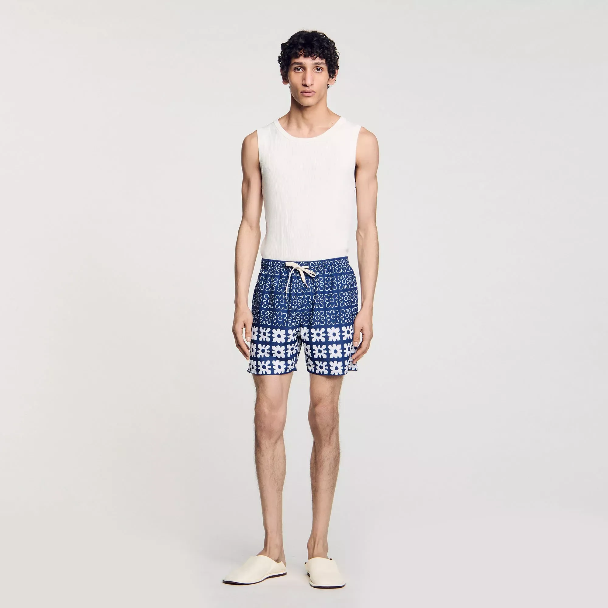 Sandro Floral print swim trunks - male - XXL