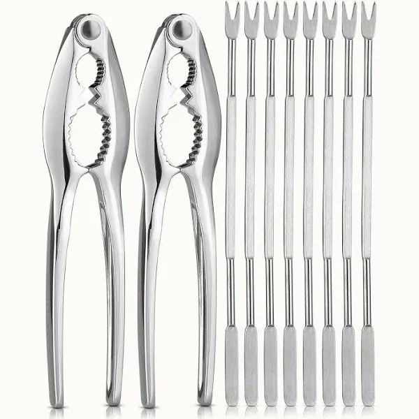 Zulay Kitchen Crab Crackers and Tools Set