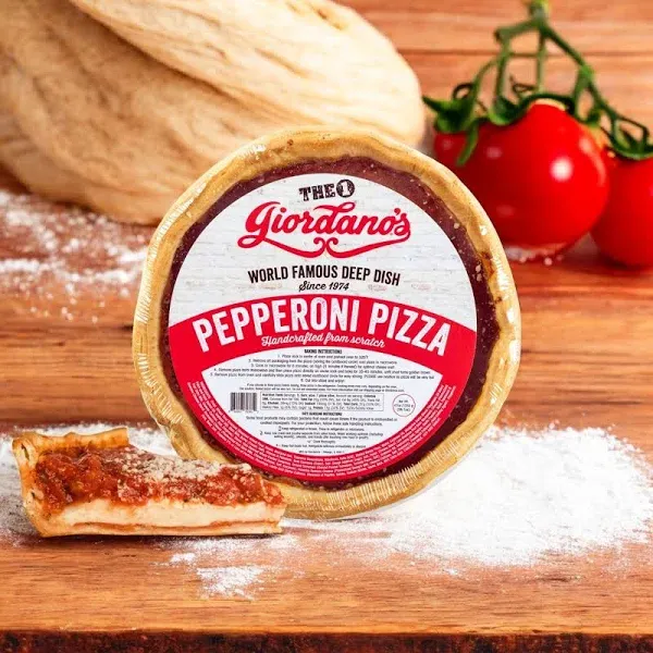Giordano's, Frozen Deep Dish Stuffed - Pepperoni Pizza, 10" - 1 Pack- Easy Lunches