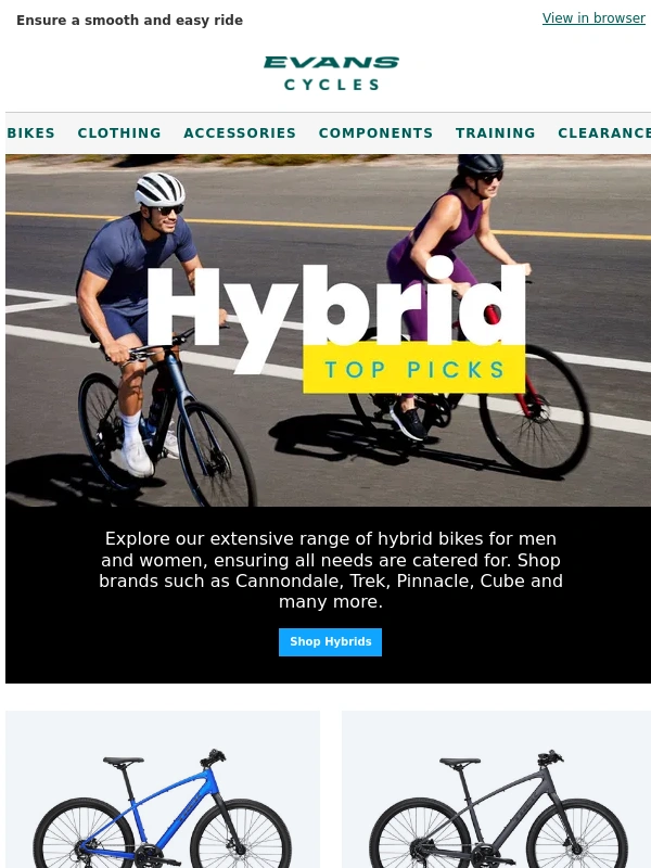 Evans Cycles - Shop Hybrid Bikes