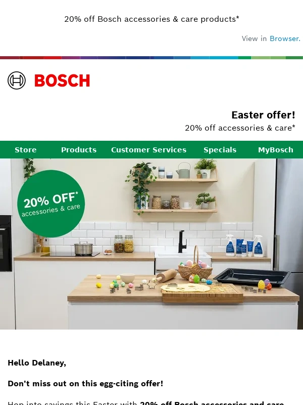 Bosch - Feast on these Easter offers!
