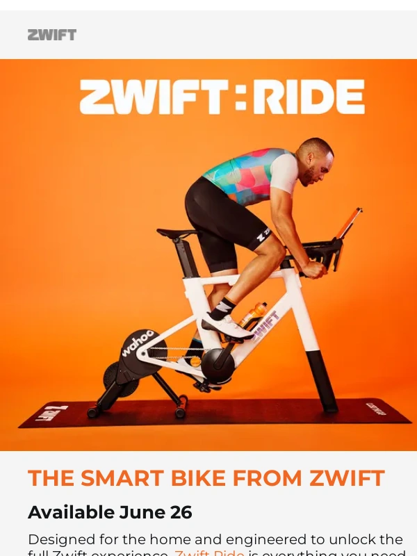 Zwift - Announcing: Zwift Ride