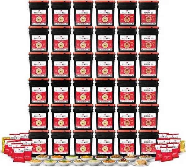 ReadyWise 4320 Servings of Long Term Emergency Food Supply