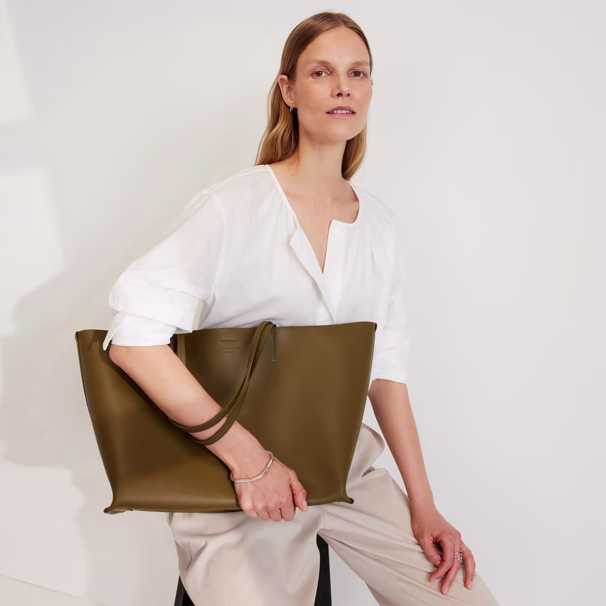 The Luxe Italian Leather Tote