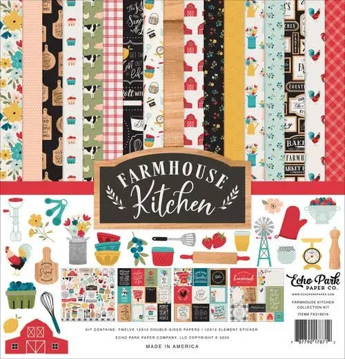 Echo Park Collection Kit 12"x12" Farmhouse Kitchen