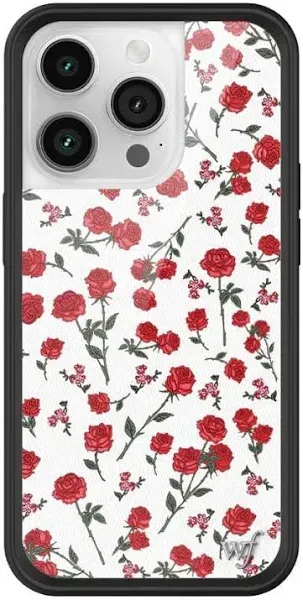 Wildflower Red Roses iPhone Case