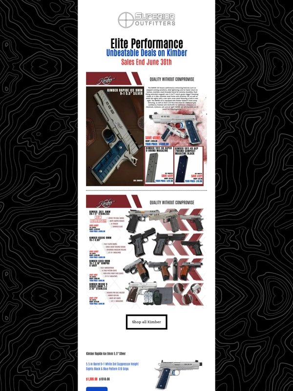 Superior Outfitters - ? Major Deals on Kimber Firearms – Limited Time!