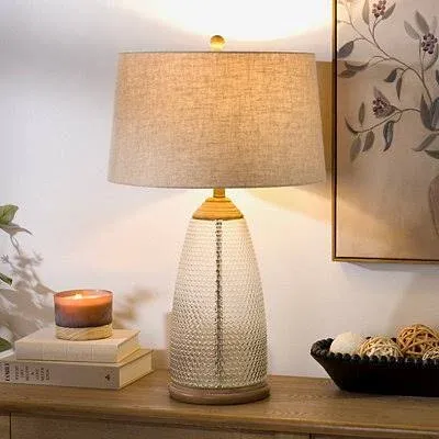 Kirkland's Home Hobnail Glass Table Lamp
