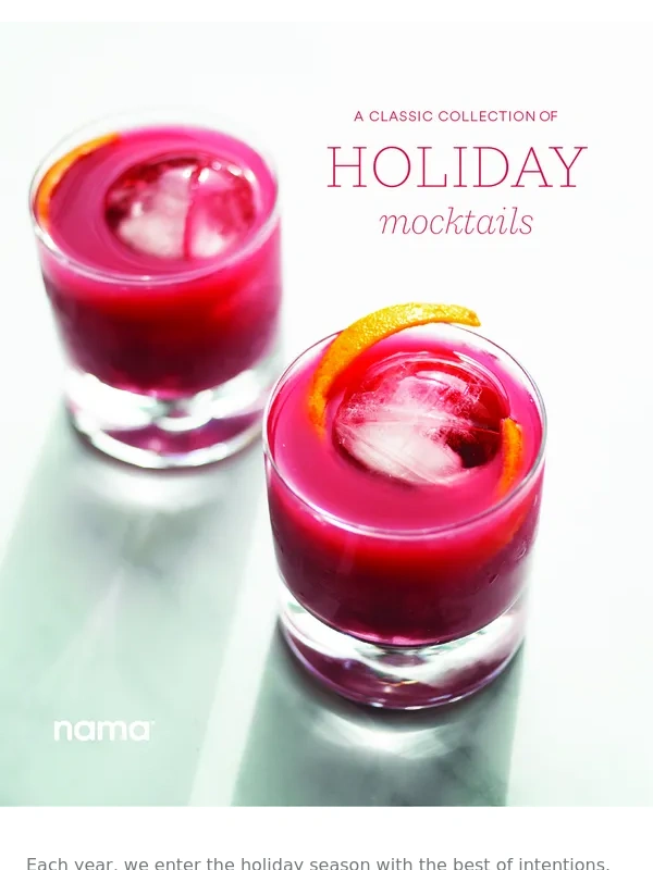 NAMAWELL - A Classic Collection of Holiday Mocktails