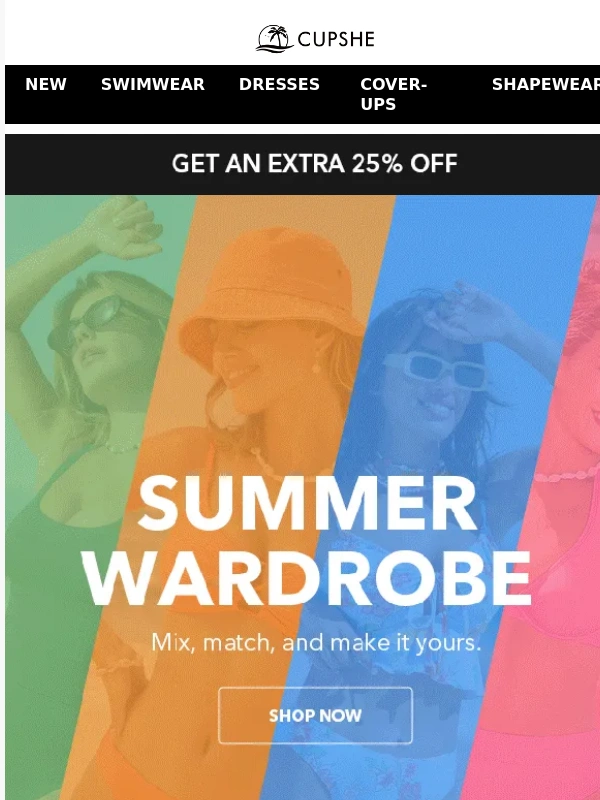 Cupshe - Fill Your Summer Closet with 25% Off