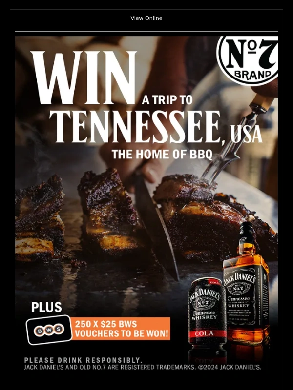 Jack Daniels - Sfdeg,win a BBQ Trip to Tennessee!