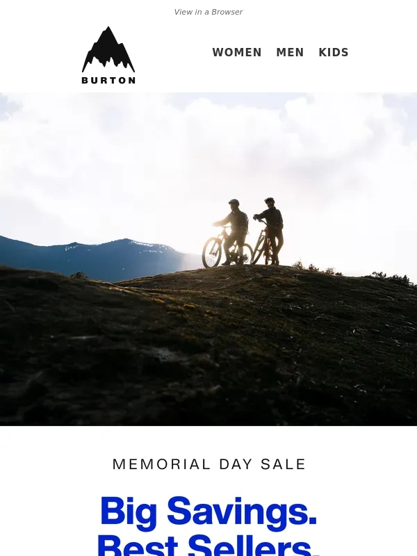 Burton - Memorial Day Savings: Just Add EXTRA10