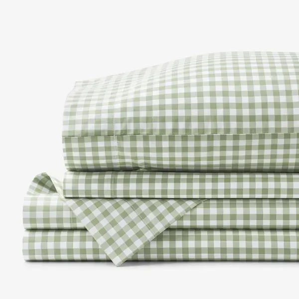 Company Kids Organic Gingham Sheet Set - Twin