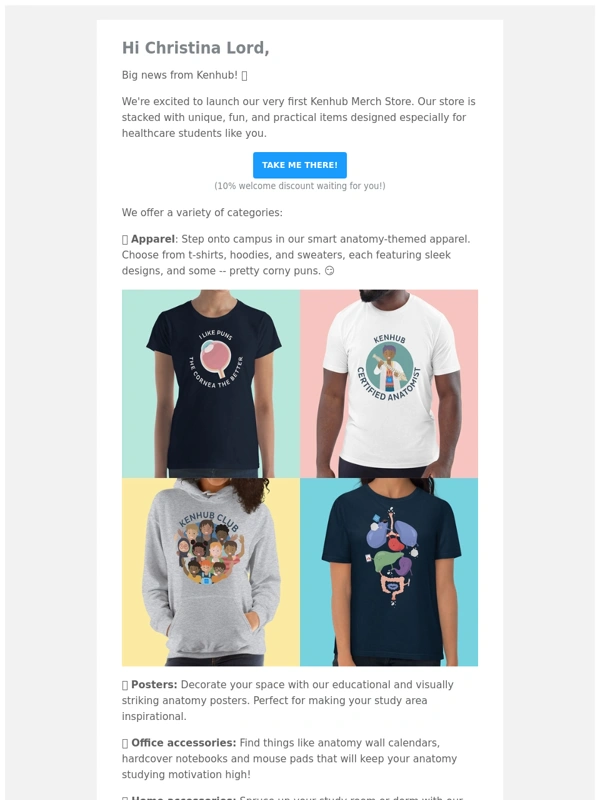 kenHub - New at Kenhub: Anatomy Merch! ??