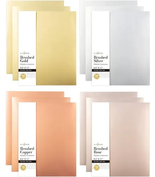 Altenew Fine & Dandy Metallic Cardstock Release Bundle