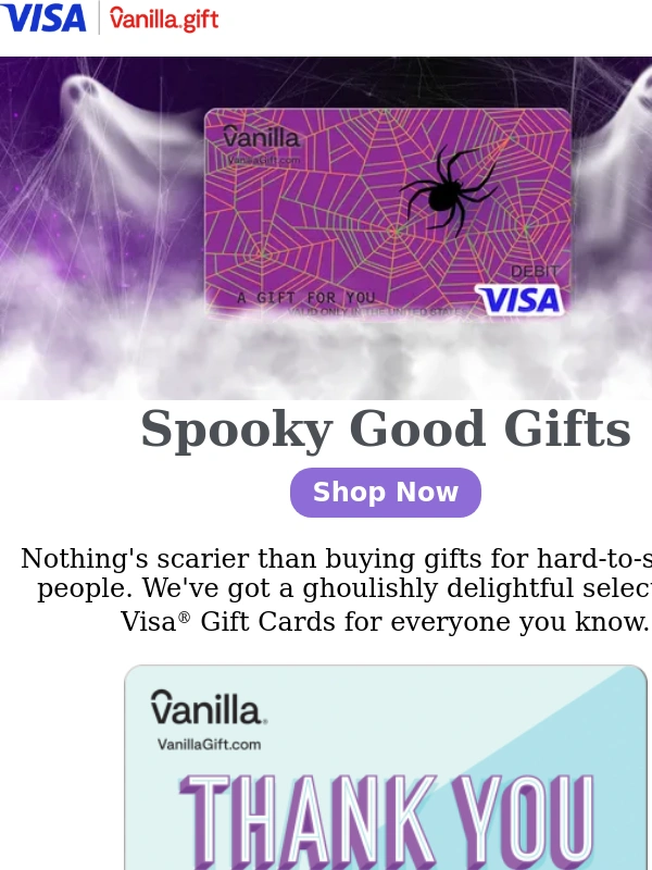 Vanilla - ? Boo! Gifts So Good,It’s Scary ?