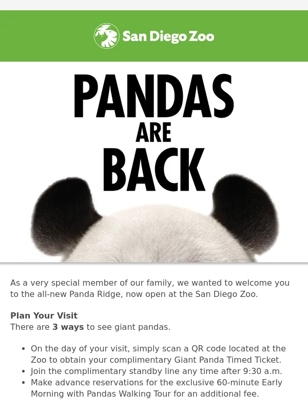 San Diego Zoo - Panda Ridge Now Open ?❤️