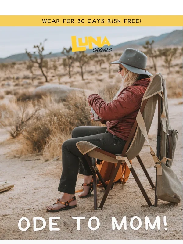 Luna Sandals - Want a FREE $25 e-gift card?