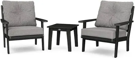 POLYWOOD Lakeside 3-Piece Deep Seating Chair Set