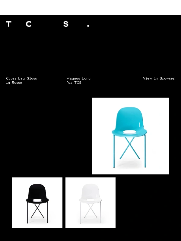 The Conran Shop - Cross Leg Gloss in Rosso