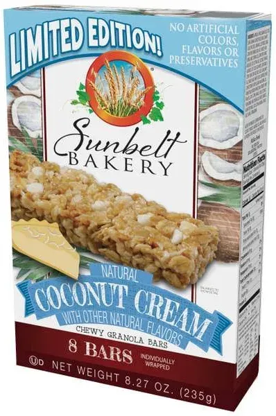 Sunbelt Bakery Chewy Coconut Cream Granola Bars