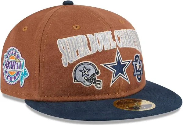 Dallas Cowboys New Era Champions Retro Crown 59FIFTY Fitted Hat