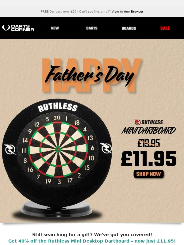 Darts Corner - Still stuck for a Father’s Day gift...?