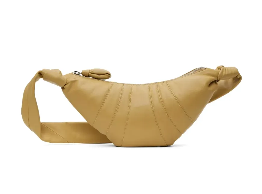 LEMAIRE Yellow Small Croissant Bag