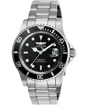 INVICTA Pro Diver Black Dial Stainless Steel 40 mm Mens Watch 26970