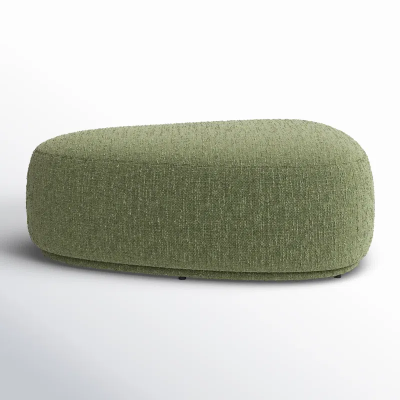 Adna 44'' Triangular Upholstered Ottoman