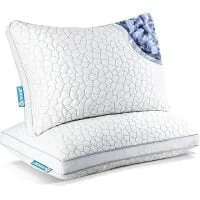 2 Pack Adjustable Shredded Memory Foam Gel King Pillows