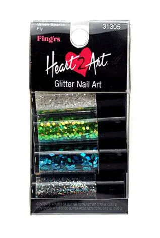 Fingrs Heart 2 Art Glitter Nail Art