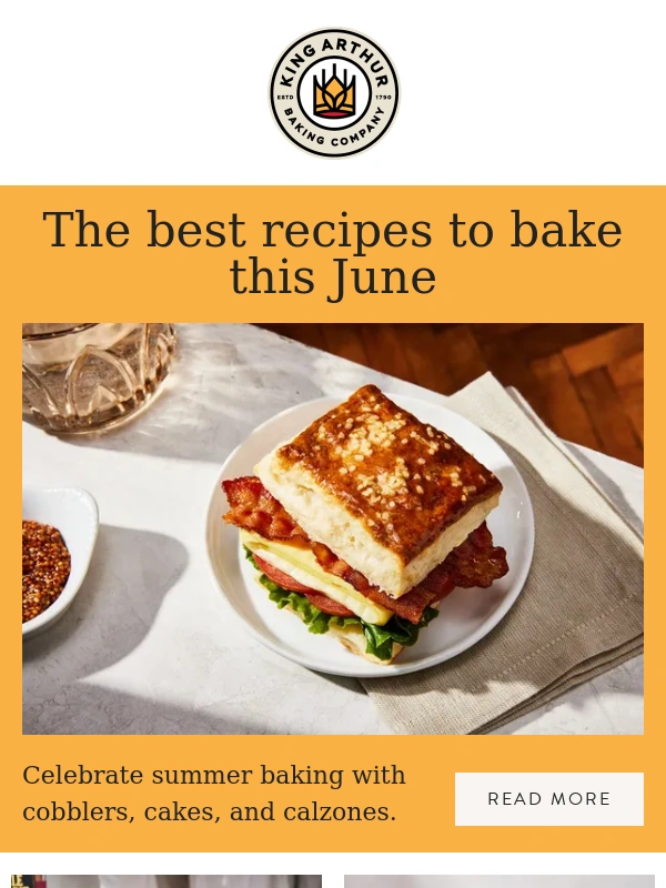 King Arthur Baking - What We're Baking This June