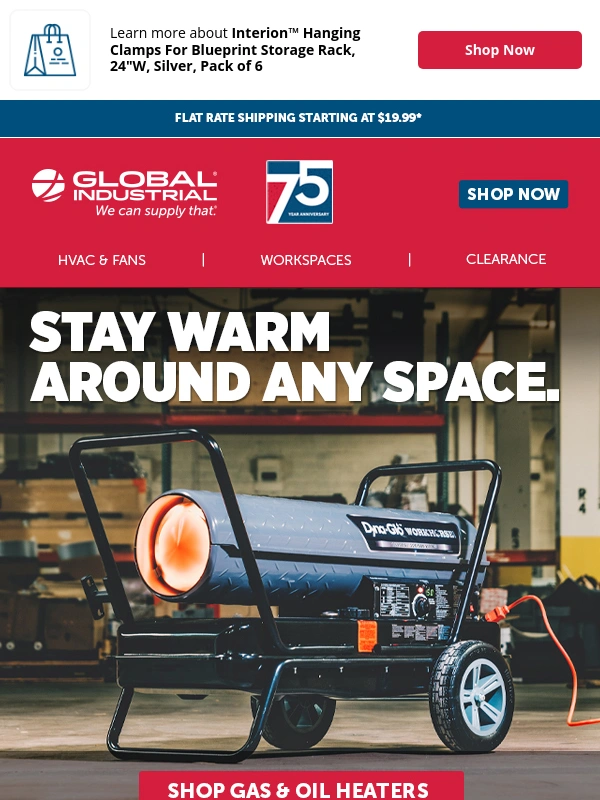 Global Industrial - Make Heating Simple This Winter With Gas And Oil Heaters