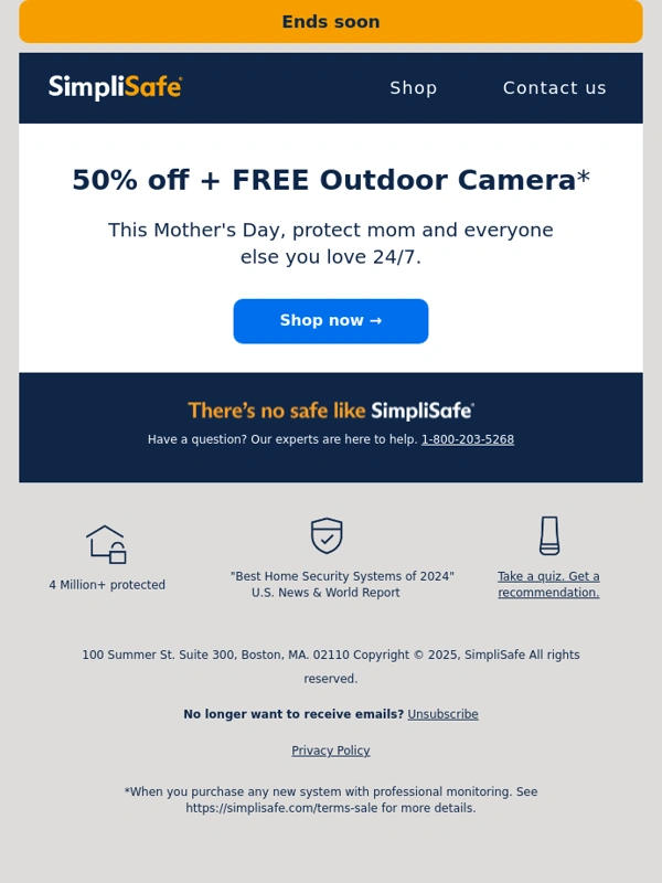 SimpliSafe - Don’t miss this Mother’s Day deal