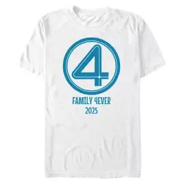 Marvel The Fantastic Four: First Steps Super Hero ''4'' Icon – T-Shirt for Adults – Customized
