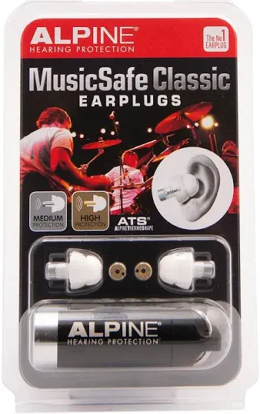 Alpine MusicSafe Pro Earplugs Hearing Protection for Music Lovers