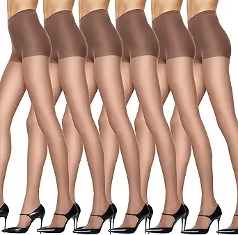$12.08: 6-Pack Hanes Silk Reflections Womens Non Control Silky Sheer Pantyhose at Amazon