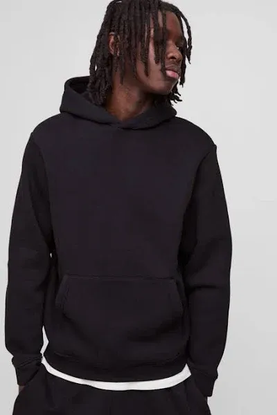 BoohooMAN Men's 330GSM Regular Fit Over The Head Hoodie