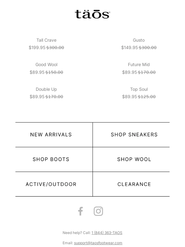 Taos Footwear - New Year,New Markdowns - More Boots On Sale!