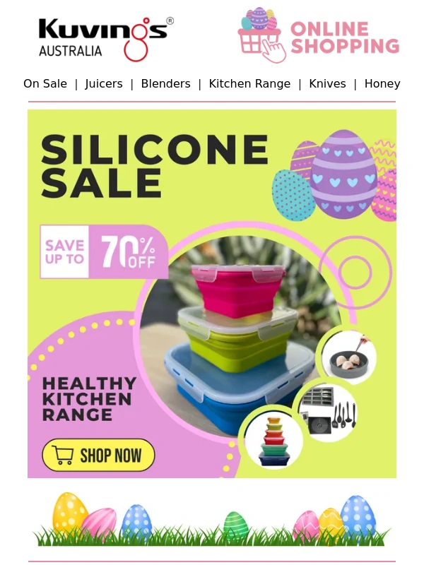 Kuvings - Easter Silicone Sale. Save up to 70%