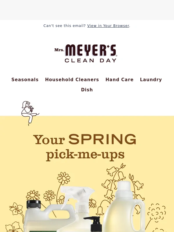Mrs. Meyers - These Spring scents just blossomed