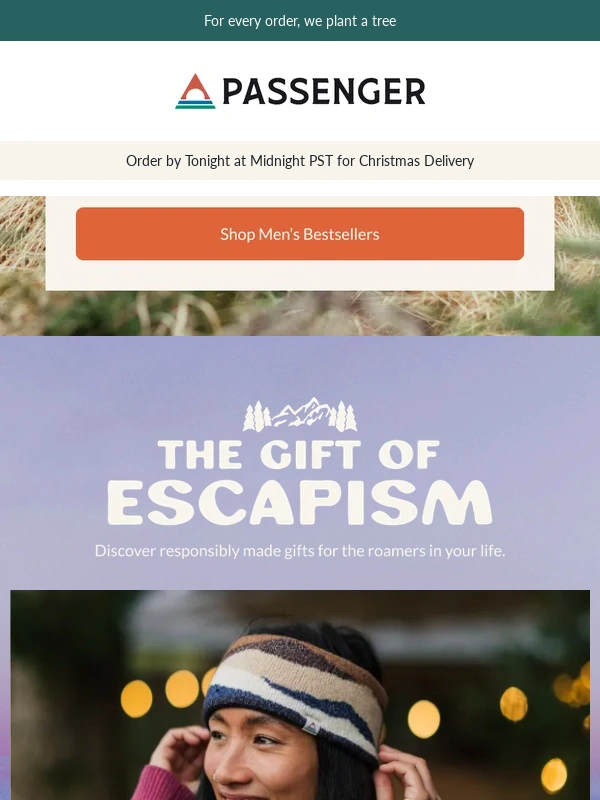 Passenger Clothing - Last Call for Christmas Delivery