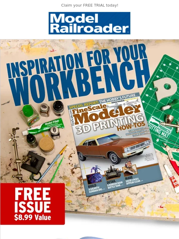 Trains - Like Modeling? Try FineScale Modeler for FREE!
