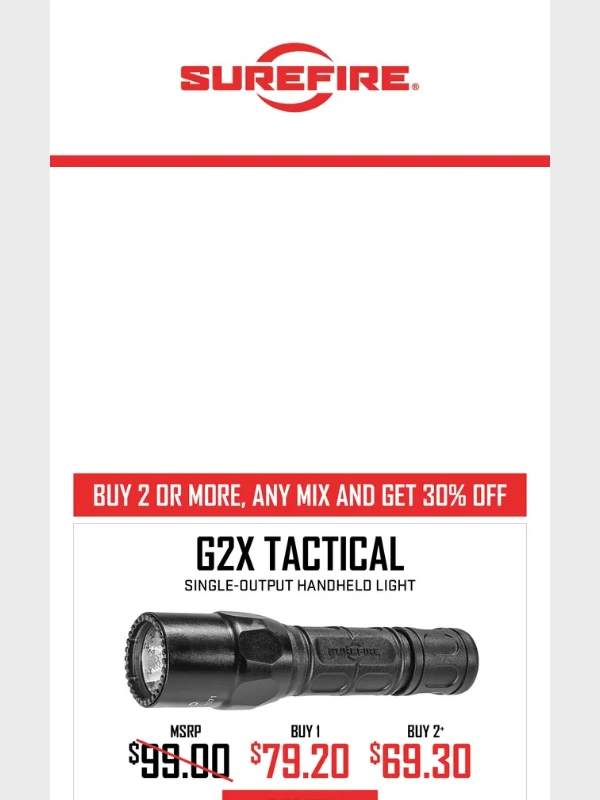 SureFire - Cyber Monday Sale On Now
