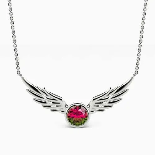 "The Time Thief" Round Cut Necklace