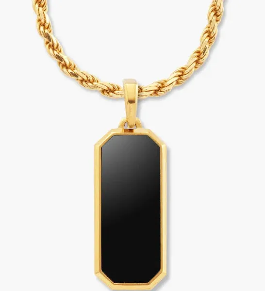 JAXXON Onyx Beverly Pendant Chain
