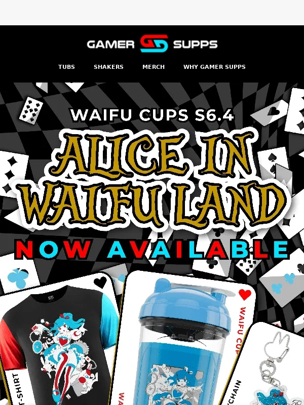 Gamer Supps - ♥️Alice in Waifuland + Silvervale's Sakura Splash GG♥️