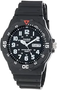 Casio Men's MRW200H-1BV Black Resin Dive Watch (Black) $14.81 + Free Shipping w/ Prime or on $35+