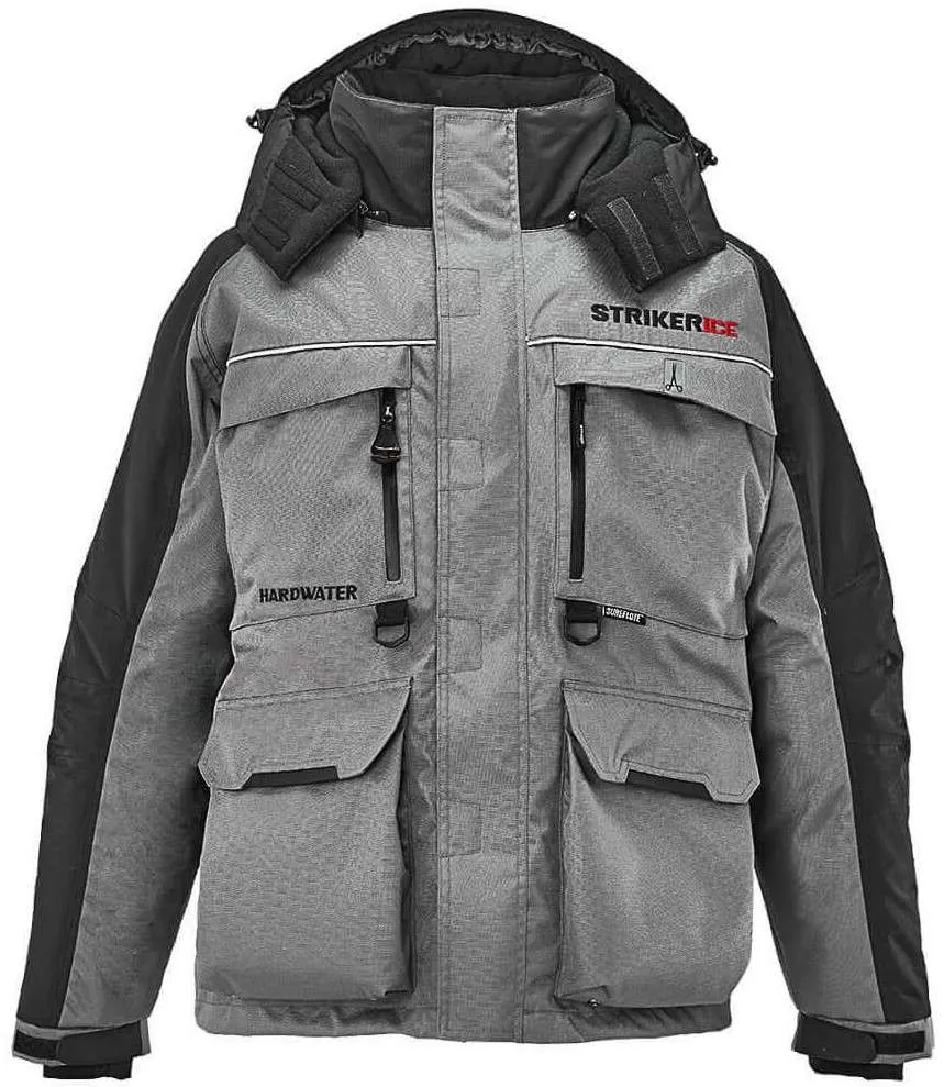 Striker ICE 2023 Hardwater Jacket - Gray/Black - 2XLT